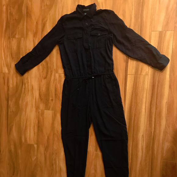 ralph lauren long sleeve jumpsuit